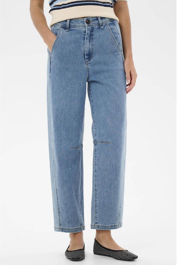 Saint Tropez MaudeSZ high waist straight leg jeans light blue denim - Foto 2