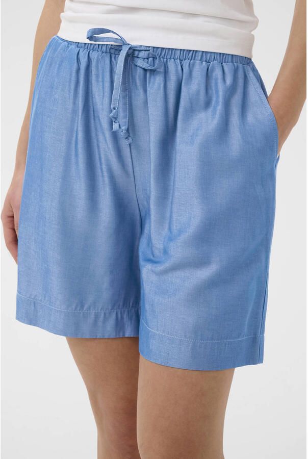 Saint Tropez regular fit casual short blauw - Foto 2