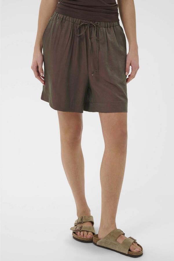 Saint Tropez regular waist casual short bruin