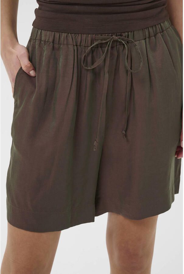 Saint Tropez regular waist casual short bruin - Foto 2
