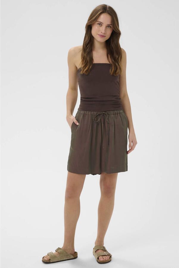 Saint Tropez regular waist casual short bruin - Foto 3