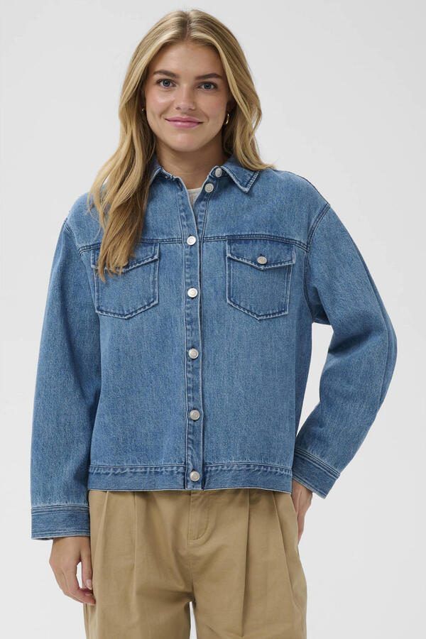 Saint Tropez spijkerjas medium blue denim