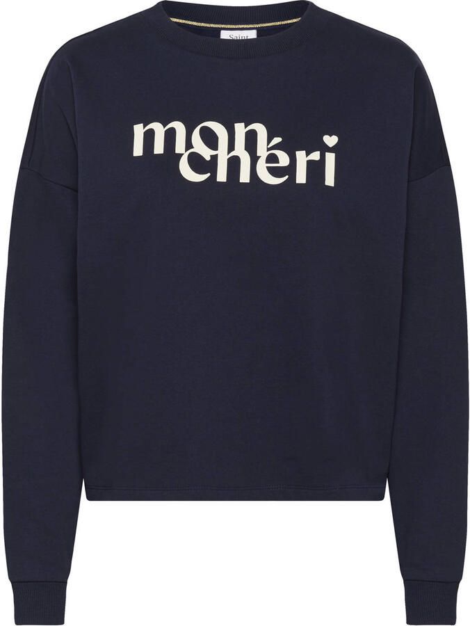 Saint Tropez sweater donkerblauw