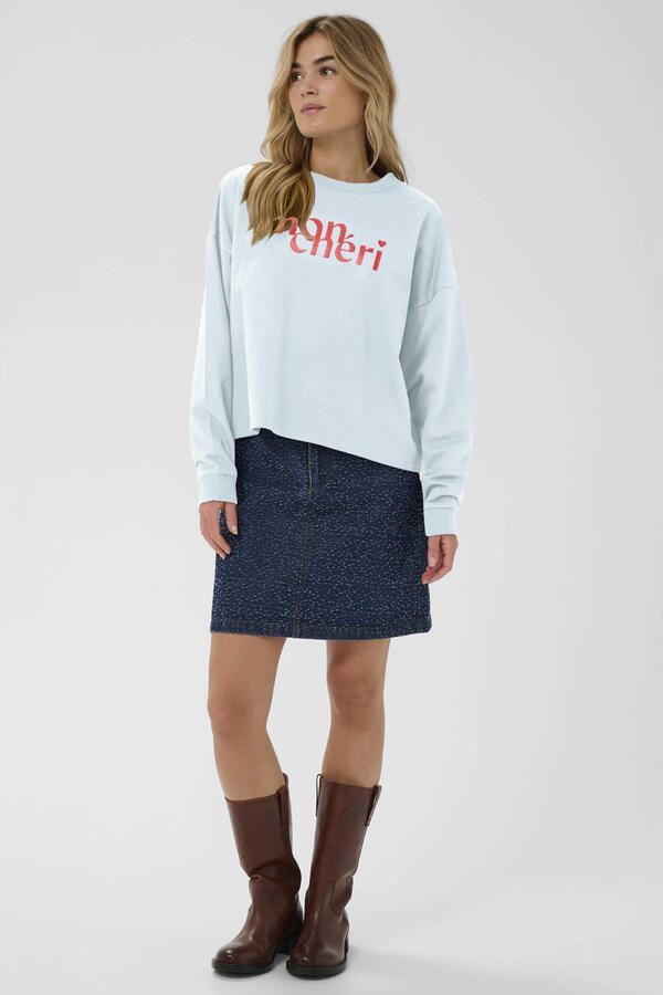 Saint Tropez sweater lichtblauw - Foto 2