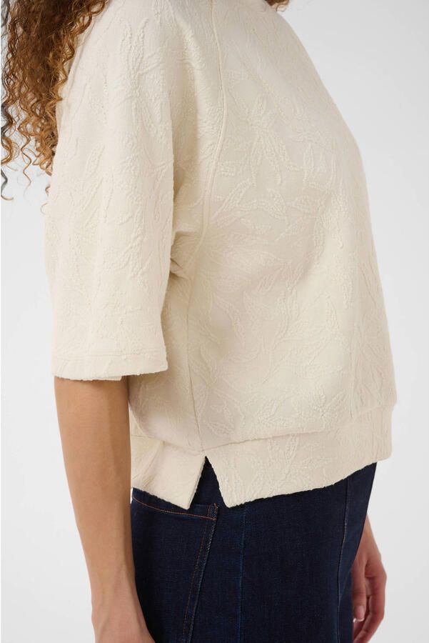 Saint Tropez sweater met split ecru - Foto 2