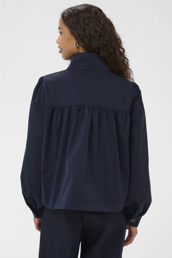 Saint Tropez trenchcoat donkerblauw - Foto 3