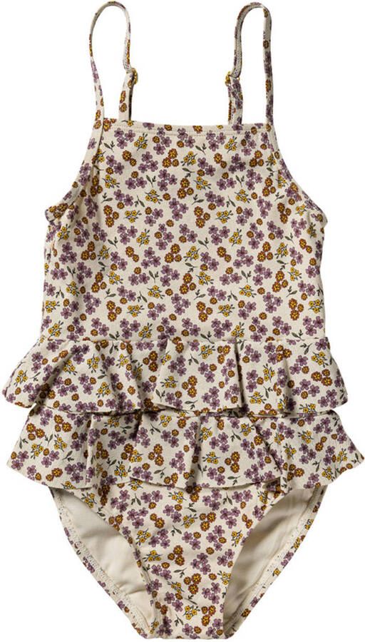 SALTED STORIES Meisjes Zwemkleding Sparkly Flower Swimsuit Creme - Foto 3
