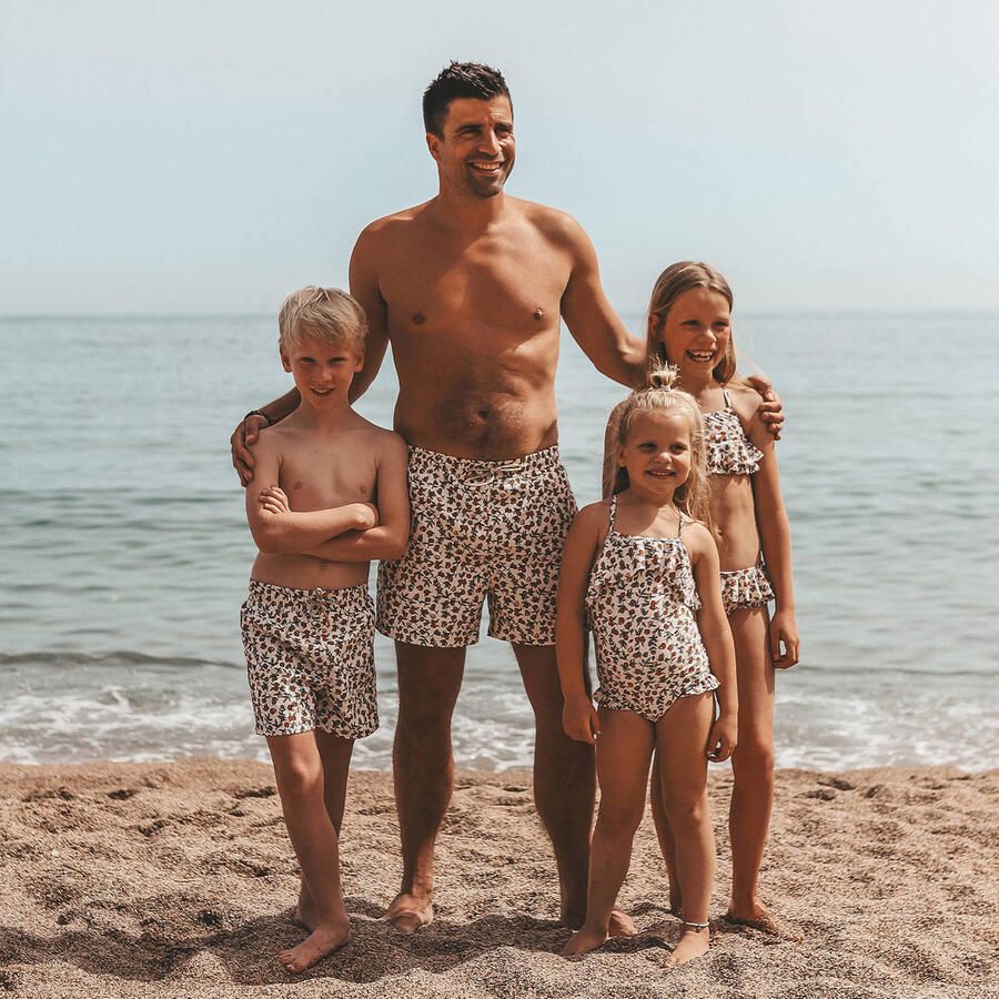 SALTED STORIES Meisjes Zwemkleding Pomme Flower Bikini Creme - Foto 3