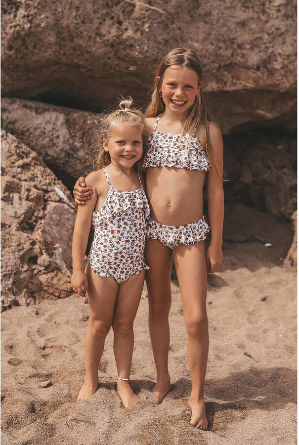SALTED STORIES Meisjes Zwemkleding Pomme Flower Bikini Creme - Foto 4