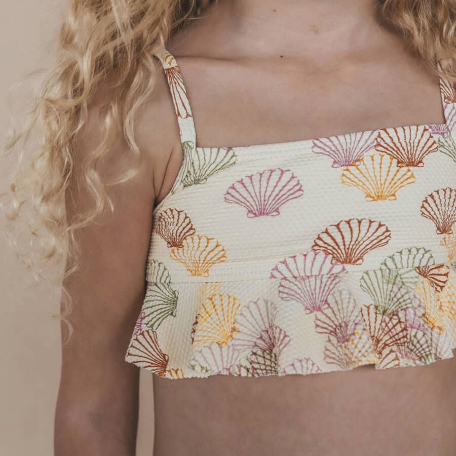 SALTED STORIES Meisjes Zwemkleding Shells Bikini Ecru - Foto 6