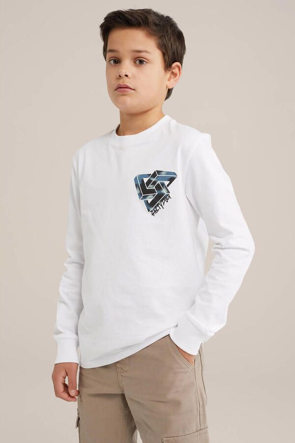 Salty Dog longsleeve wit