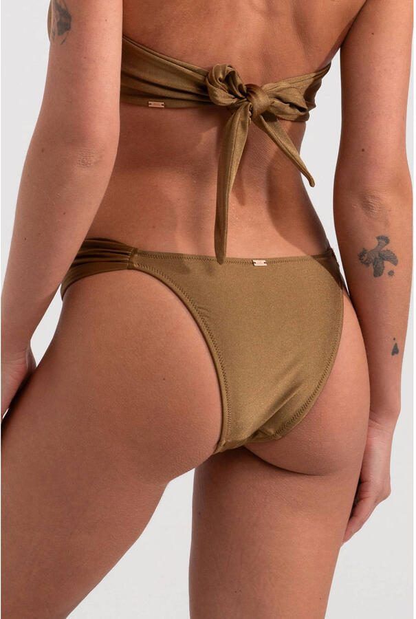 Sam Friday brazilian bikinibroekje Kai met lurex olijfgroen - Foto 3
