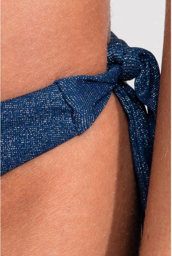 Sam Friday brazilian strik bikinibroekje Ipanema met lurex donkerblauw - Foto 2