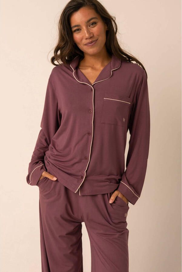 Sam Friday pyjama aubergine