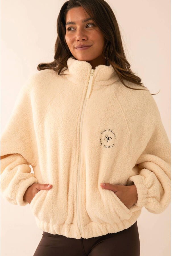 Sam Friday teddy loungevest ecru