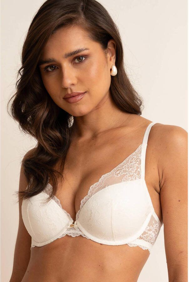 Sam Friday voorgevormde push-up bh Demi wit