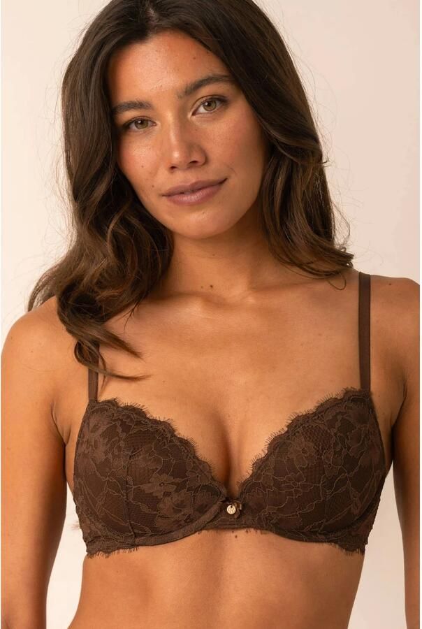 Sam Friday Polly voorgevormde push-up-bh donkerbruin