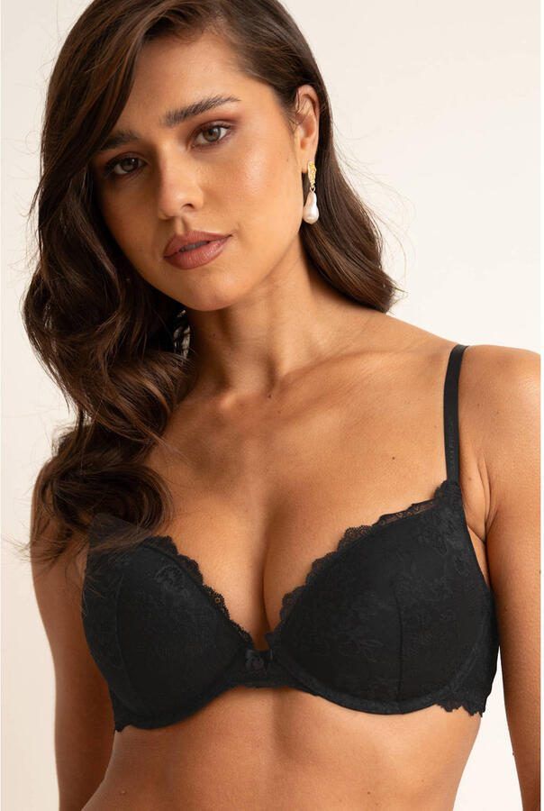 Sam Friday voorgevormde push-up bh Polly zwart