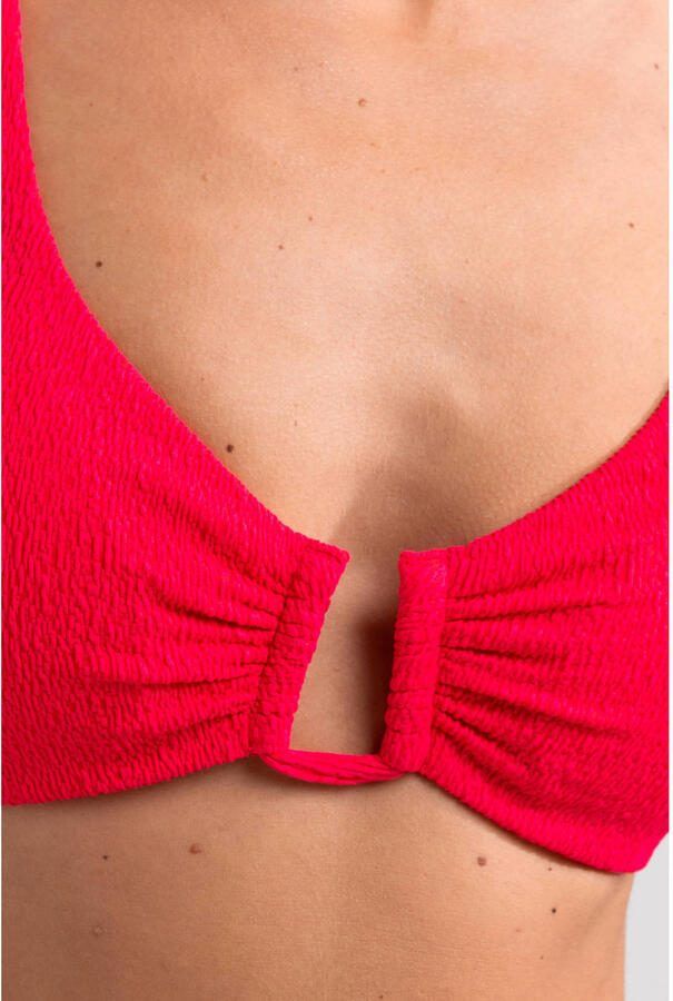 Sam Friday voorgevormde push-up bikinitop Swash koraalrood - Foto 2