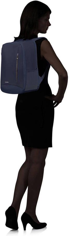 Samsonite 14.1 inch laptop rugzak Guradit Classy S donkerblauw - Foto 3