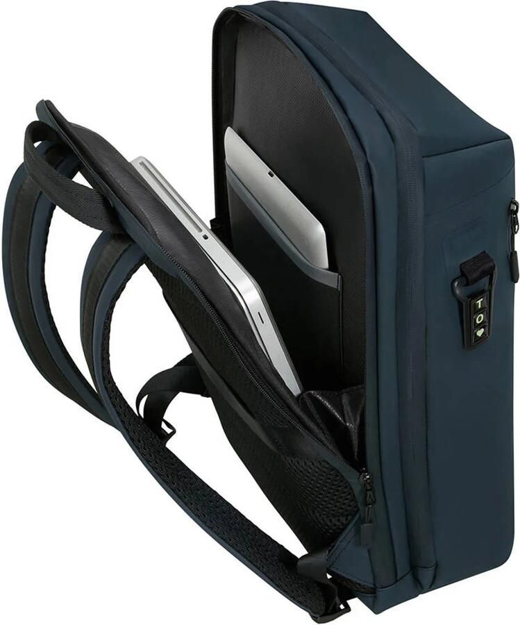 Samsonite 15.6 inch laptop rugzak Coatify Biz donkerblauw - Foto 2