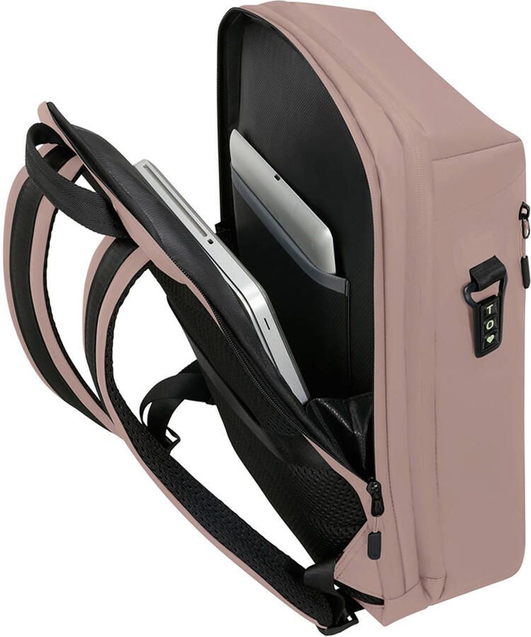 Samsonite 15.6 inch laptop rugzak Coatify Biz roze - Foto 2