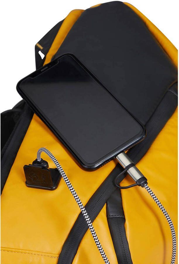 Samsonite 15.6 inch laptop rugzak Ecodiver M USB geel - Foto 2