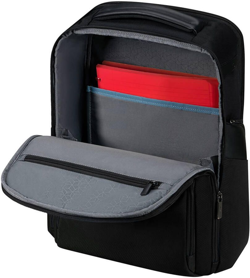 Samsonite Zwarte rugzak met gerecycled PET-stof Black Unisex - Foto 2