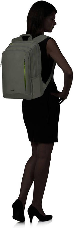 Samsonite 15.6 inch laptop rugzak Guardit olijfgroen