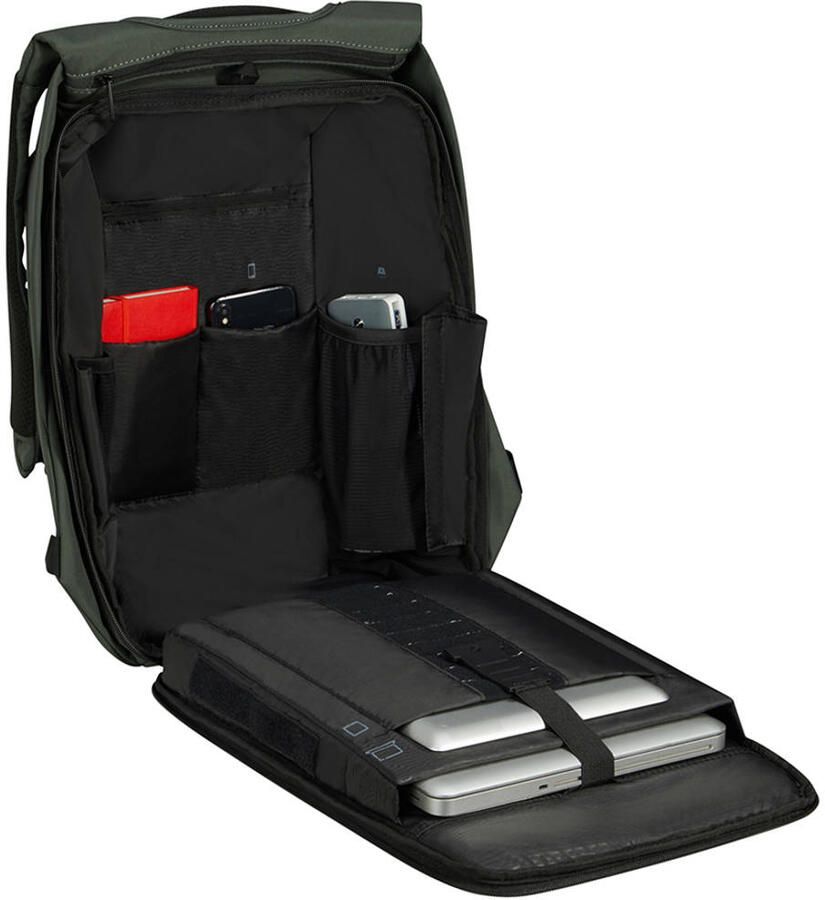 Samsonite 15.6 inch laptop rugzak Securipak 2.0 kaki - Foto 2