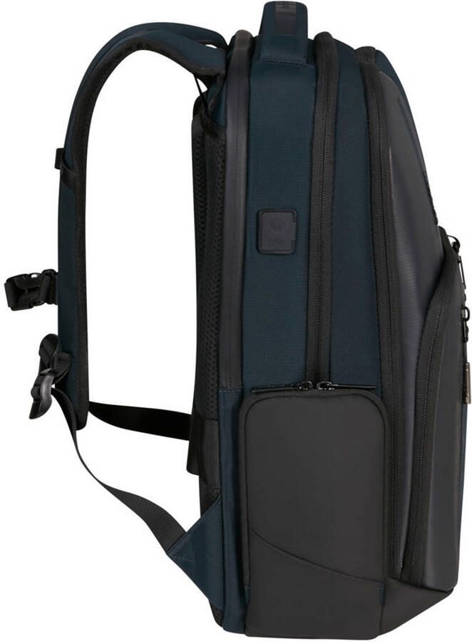 Samsonite Stedelijke Blauwe Rugzak met Reflecterende Details Blue Unisex