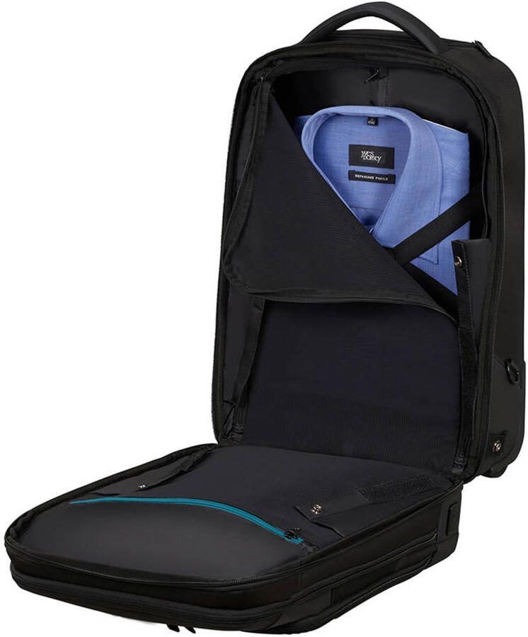 Samsonite 17.3 inch laptop rugzak Mysight Wheels zwart - Foto 2