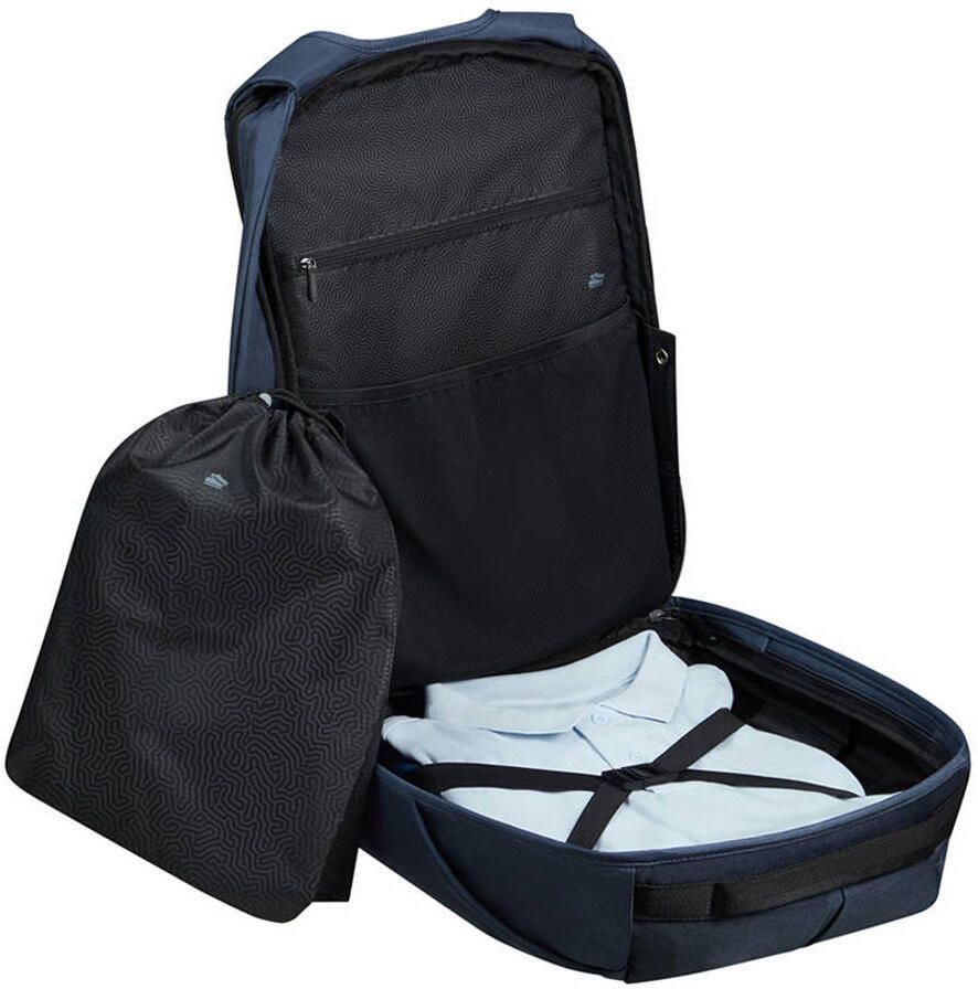 Samsonite 17.3 inch laptop rugzak Securipak 2.0 donkerblauw - Foto 2