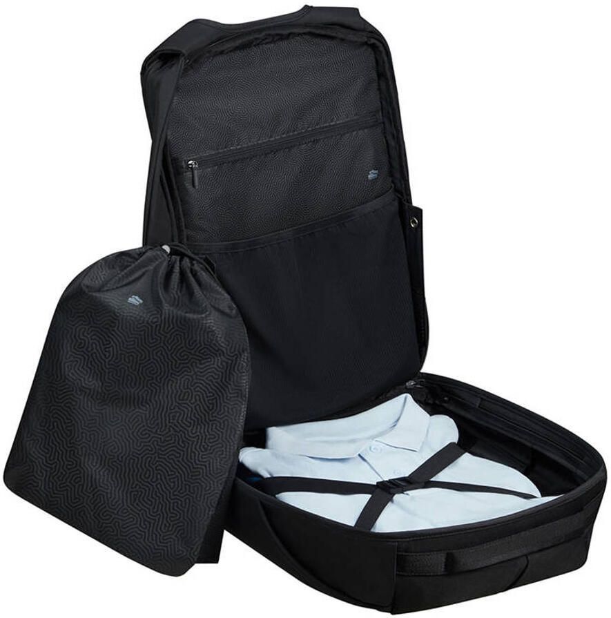 Samsonite 17.3 inch laptop rugzak Securipak 2.0 zwart - Foto 2