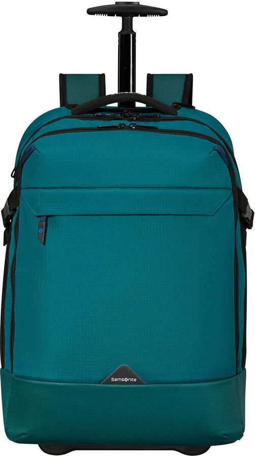 Samsonite 17.3 inch laptop rugzak trolley petrol - Foto 2