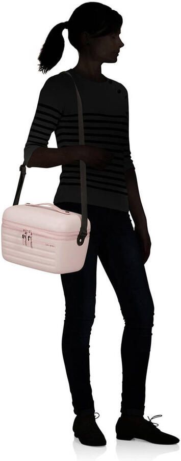 Samsonite beautycase Stackd lichtroze