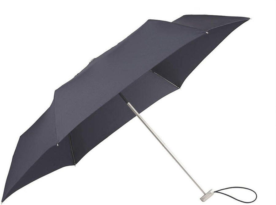 Samsonite paraply Alu Drop 3 Sect. ual Flat donkerblauw