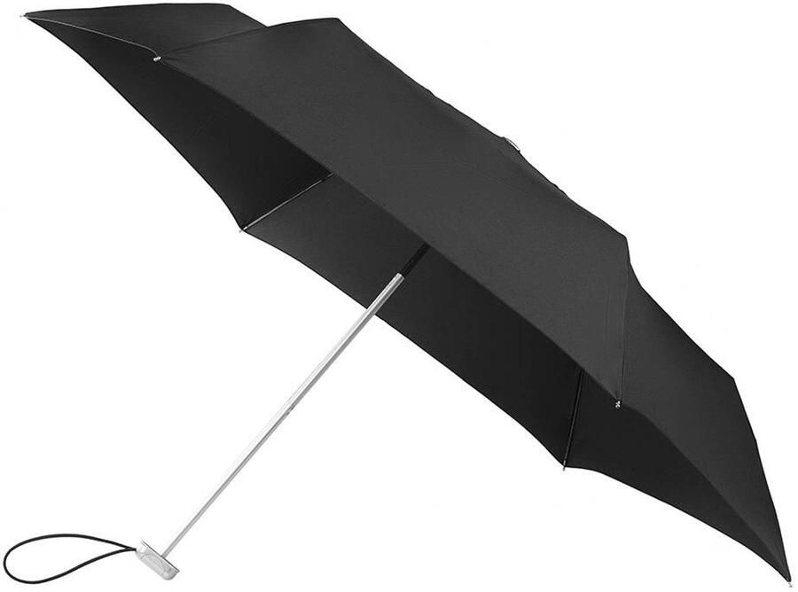 Samsonite paraply Alu Drop 3 Sect. ual Flat zwart