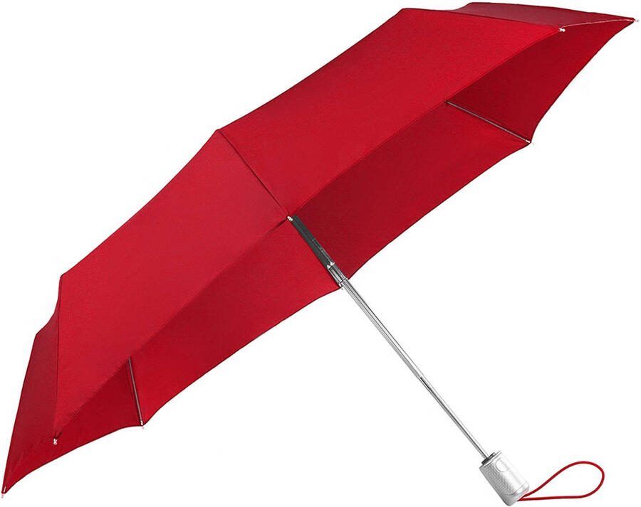 Samsonite paraply Alu Drop Safe 3 Sect. Auto rood