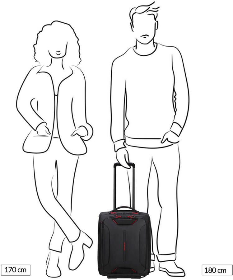 Samsonite Zachte bagage trolley ECODIVER 45 cm Handbagage zachte koffer trolley handbagage-koffer - Foto 2