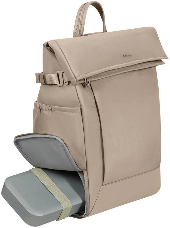 Samsonite 15.6 inch laptop rugzak Essentis beige - Foto 2