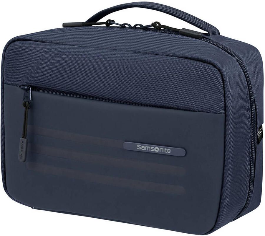 Samsonite toilettas Stackd Hanging donkerblauw
