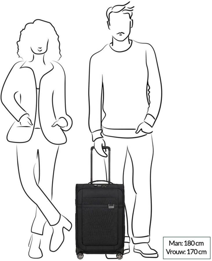 Samsonite trolley Airea 55 cm. Expandable zwart - Foto 2