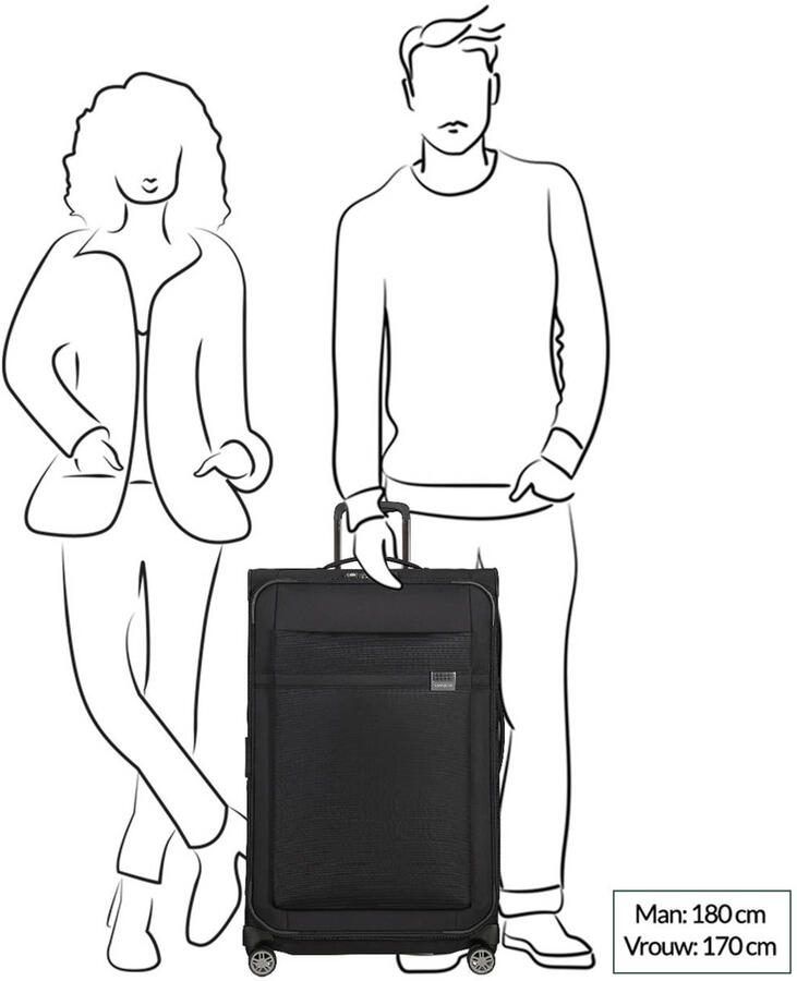 Samsonite trolley Airea 78 cm. Expandable zwart - Foto 2
