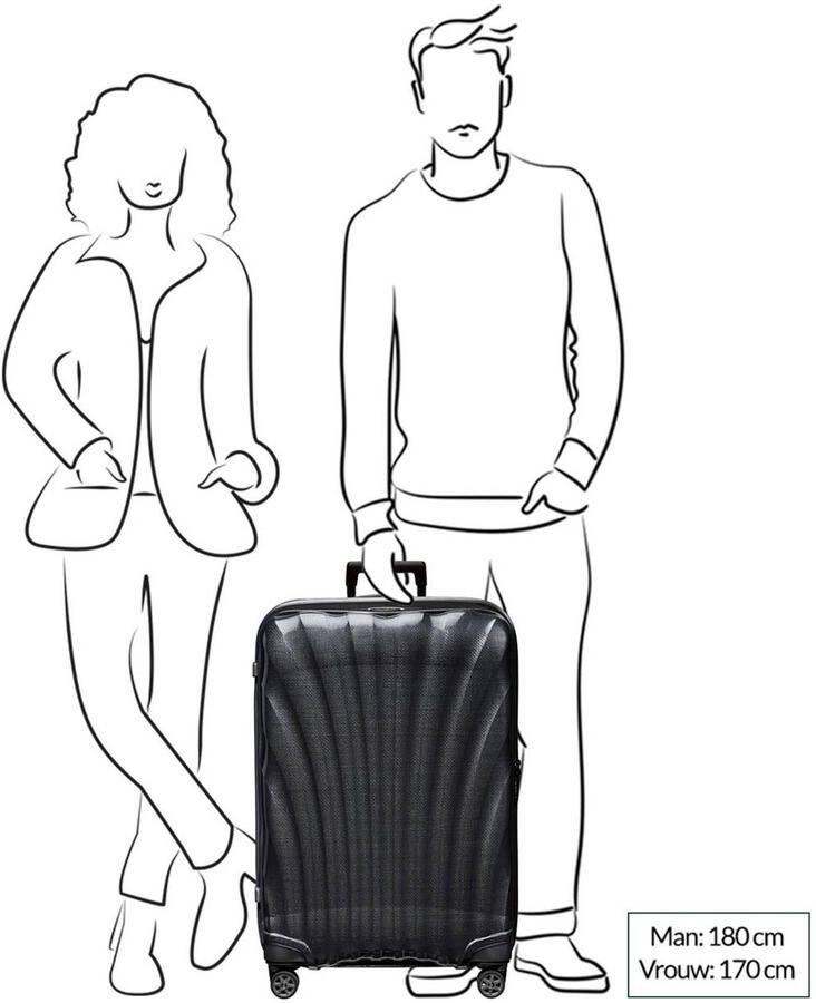 Samsonite Hardshell-trolley C-LITE verschillende maten en kleuren Reiskoffer incheckbagage trolley TSA-cijferslot gemaakt in Europa - Foto 2