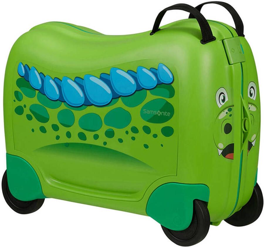 Samsonite Kinderkoffer DREAM2GO DINOSAUR D. Kindertrolley kinderbagage handbagage om op te zitten en te trekken