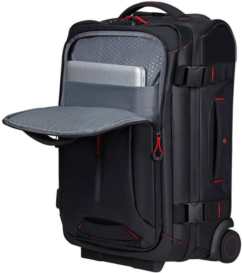 Samsonite Reistas ECODIVER DUFFLE WH 55 20 L 35CM DF Travelbag reistas zacht bagage met laptopvak