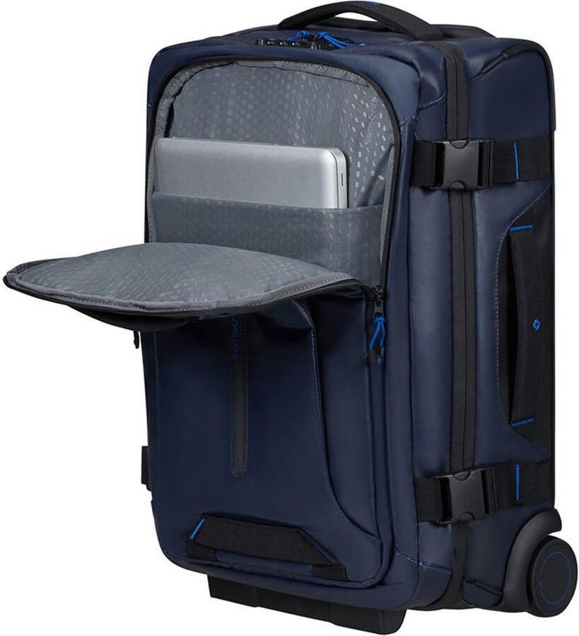 Samsonite Reistas ECODIVER DUFFLE WH 55 20 L 35CM DF Travelbag reistas zacht bagage met laptopvak