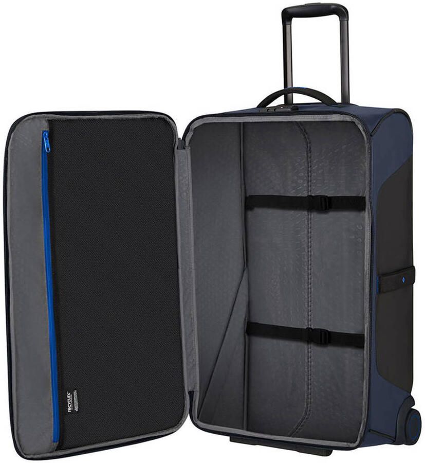 Samsonite Zachte bagage trolley ECODIVER 67 Reis tas Trolley zachte schaal koffer TSA-cijferslot