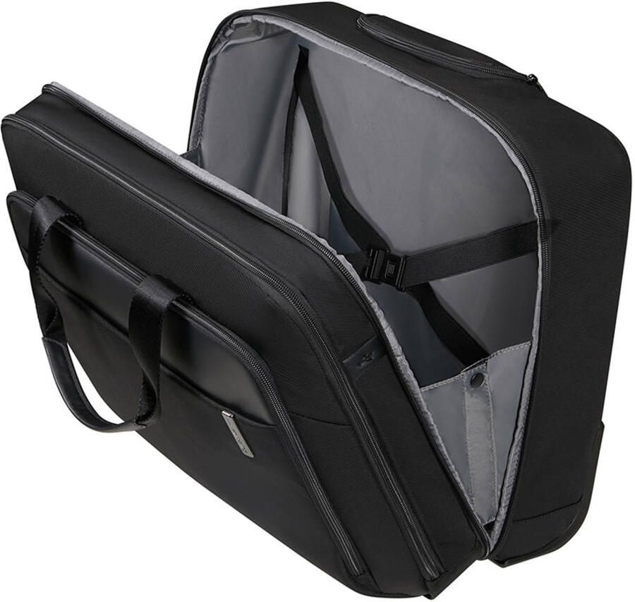 Samsonite Aktetas EVOSIGHT 17 3'' met wielen Business tas met wielen en telescopische stang trolleybevestigingssysteem